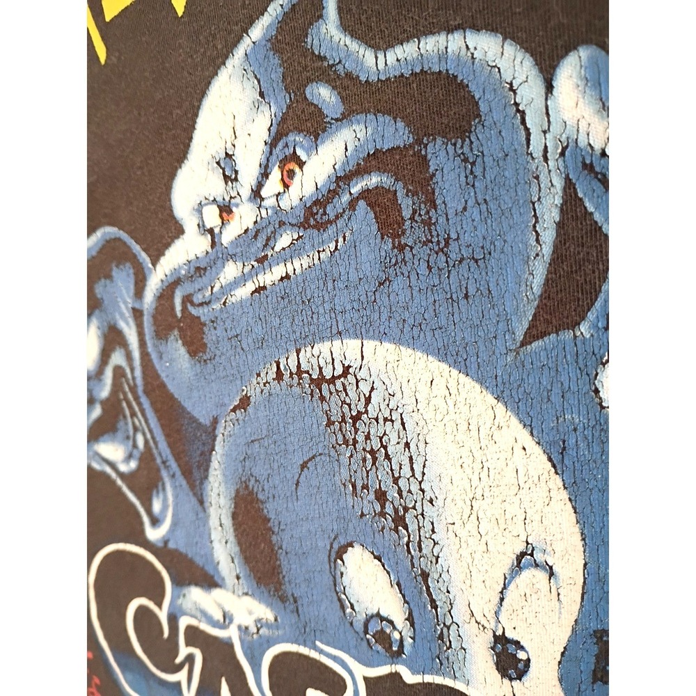 Casper The Friendly Ghost Kanji Graphic T-Shirt Black Size Medium - Picture 3 of 5
